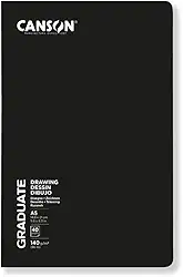 CANSON Graduate, Caderno Sketchbook Dessin A5 140g/m² 20fls 14,8x21cm