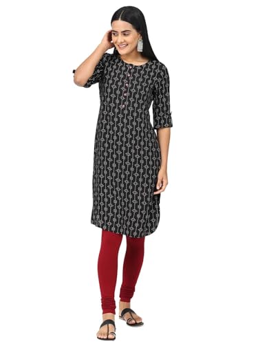Image of Robinbosky Cotton Churidhar Leggings for Women - Stylish, Stretchable & Flattering Fit for All-Day Comfort