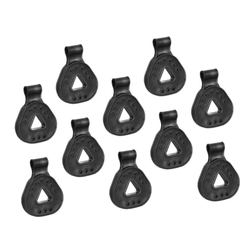 VICASKY 10Pcs Greenhouse Shade Cloth Clips Durable Black Fixing Clips for Sunshade Netting for Garden Farm Accessories and Awnings Strong and Reliable