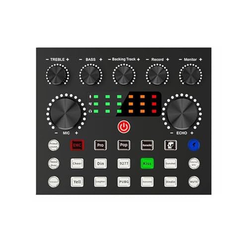 Carte son externe pour microphone avec controleur DJ et fonctions webcast V8S