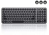 Lieferumfang: 1* Kabellose Tastatur, 1* Silikonfolie, 1 * Micro-USB Ladekabel,1*Bedienungsanleitung. Die mitgelieferte Silikon-Tastaturabdeckung kann die Bluetooth-Tastatur effektiv von Staub fernhalten zur und Ihre Tastatur jederzeit sauber und ordentlich halten. Für irgendein Problem mit dem Produkt wenden Sie sich bitte an uns per E-Mail. Wir erstatten Ihnen oder senden Ihnen ein neues Ersatzprodukt.