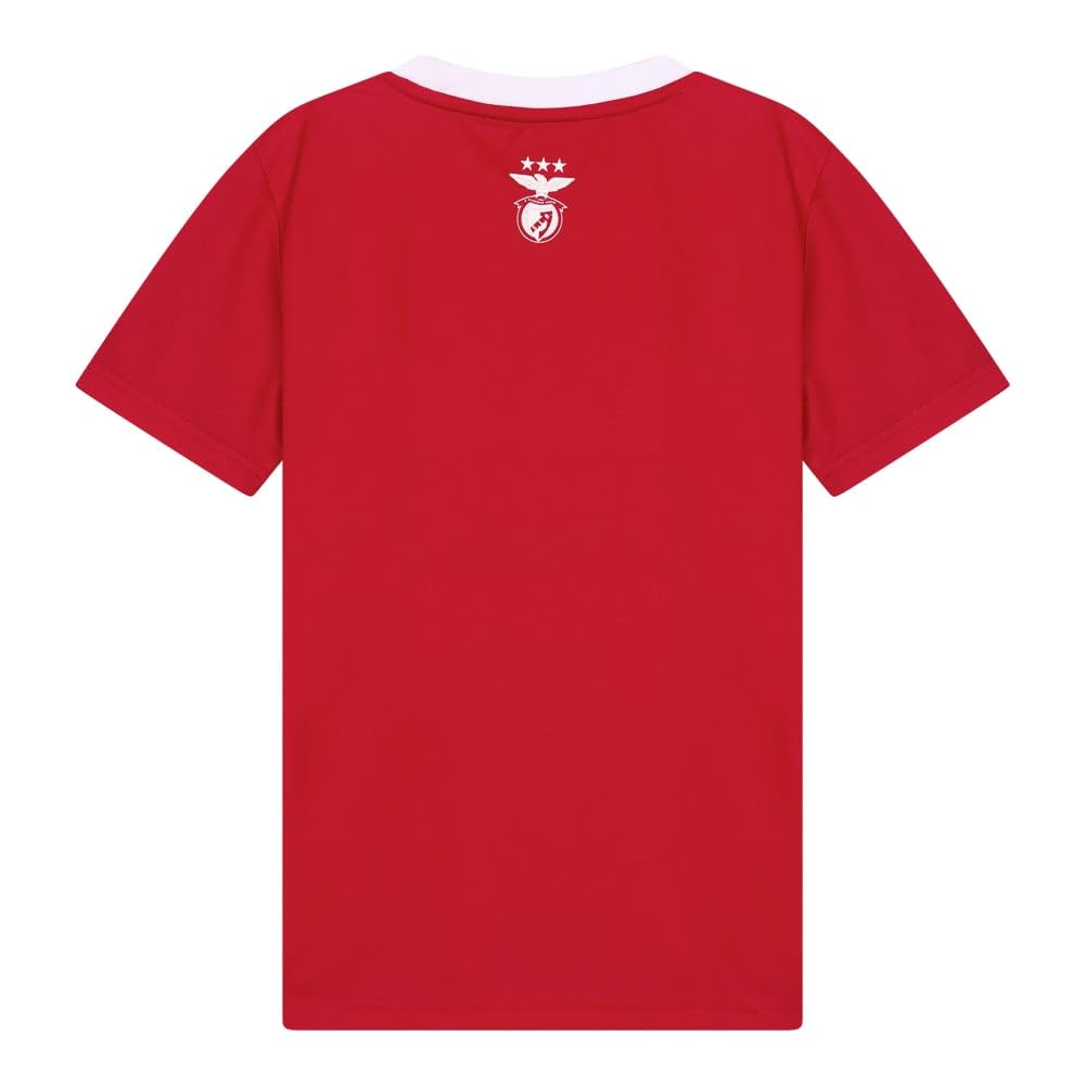 Benfica Offizielles SL FC Home Trikot Set für Kinder - 2023/2024-8 Jahre bis 14 Jahre Trikot - Fussball Shirt und Shorts