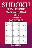 300 Medium to Hard Sudoku Puzzle Book 2019