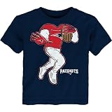 Toddler Navy New England Patriots Stiff Arm T-Shirt