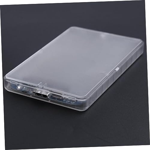 Caja externa USB micro para disco duro SSD transparente miniatura 2