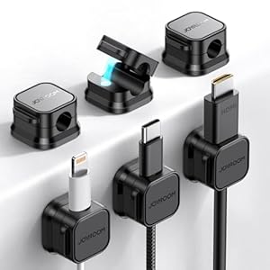 JOYROOM 6 Pack Cable Tidy Clips Adj...