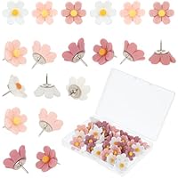 Qianyu 30 chinchetas decorativas para el pulgar para tablón de