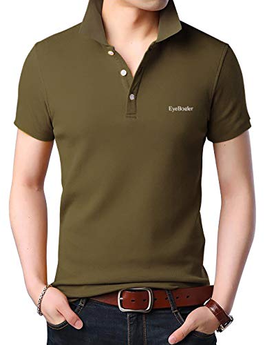 Image of EYEBOGLER Men's Regular Fit Polo Neck Halfsleeve T-Shirt