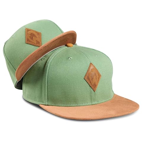Soulbuddy Werder Bremen Eltern Kind Partnerlook Caps – Familien Outfit für Erwachsene und Kinder – Vatertagsgeschenk – Papa Geschenk – Grün – One Size Erwachsene + Kids L