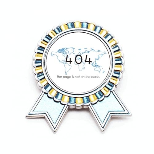 Not On Earth Badge Pin's 404 idéal pour customiser vos sacs à dos