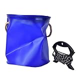 Material: Plástico HXJ 1 unid Camping Portátil Pesca Pesca Cubo Tackle Tackle Herramientas al por Mayor Aparejos Al Aire Libre Tackles Bolsa de Lona Cubo Plegable Bolsa de Reciclaje de Basura al Aire Libre