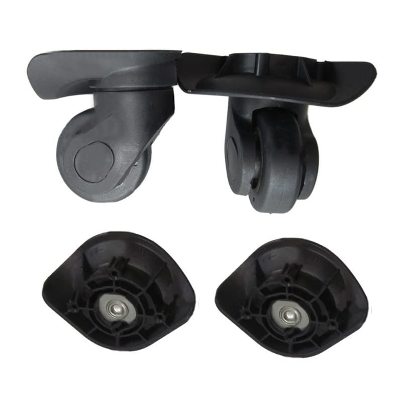 1 Pair A19 DIY Suitcase Luggage Replacement Casters Swivel Repair Accessories Mute Roller Wheels for Travel Bag Replacement Swivel Caster Wheels