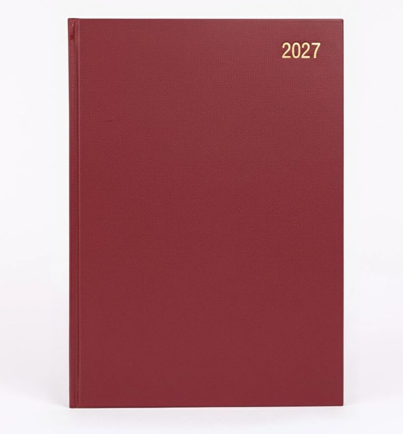 2027 Diary – A5 Diary -Page a Day Yearly Planner – Hardcover Daily Organiser for Home, Office or School – Personal Appointment Journal — image 1