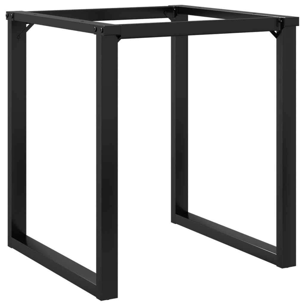 vidaXL Patas de Mesa de Comedor Estructura O Acero 70x70x73 cm, Pata de Mesa Auxiliar, Pata de mesita Auxiliar, Pata de Mesa de Metal
