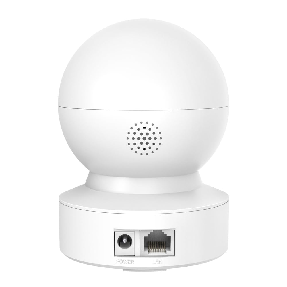 Tapo C232 - Cámara vigilancia WiFi Interior, 3K 5MP, 360°, Puerto Ethernet | Detección de Movimiento y Personas. Visión Nocturna. Alarma Luz y Sonido. Almacenamiento Local o Nube. App Tapo.
