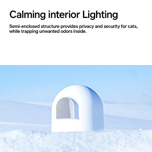 Pidan Igloo Cat Litter Box Dome Litter Box Extra Large Igloo Litter Box Dog Proof Kitty Litter Box Furniture With Modern Minimalist Design, Litter Box Furniture Dot Design Award 2016 #TOP2