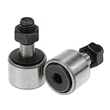 Sydien 2Pcs CF5 Cam Follower KR13 Needle Roller Bearing with Stud for Motors, Aerospace, Automotive, CNC & Mechanical Engineering