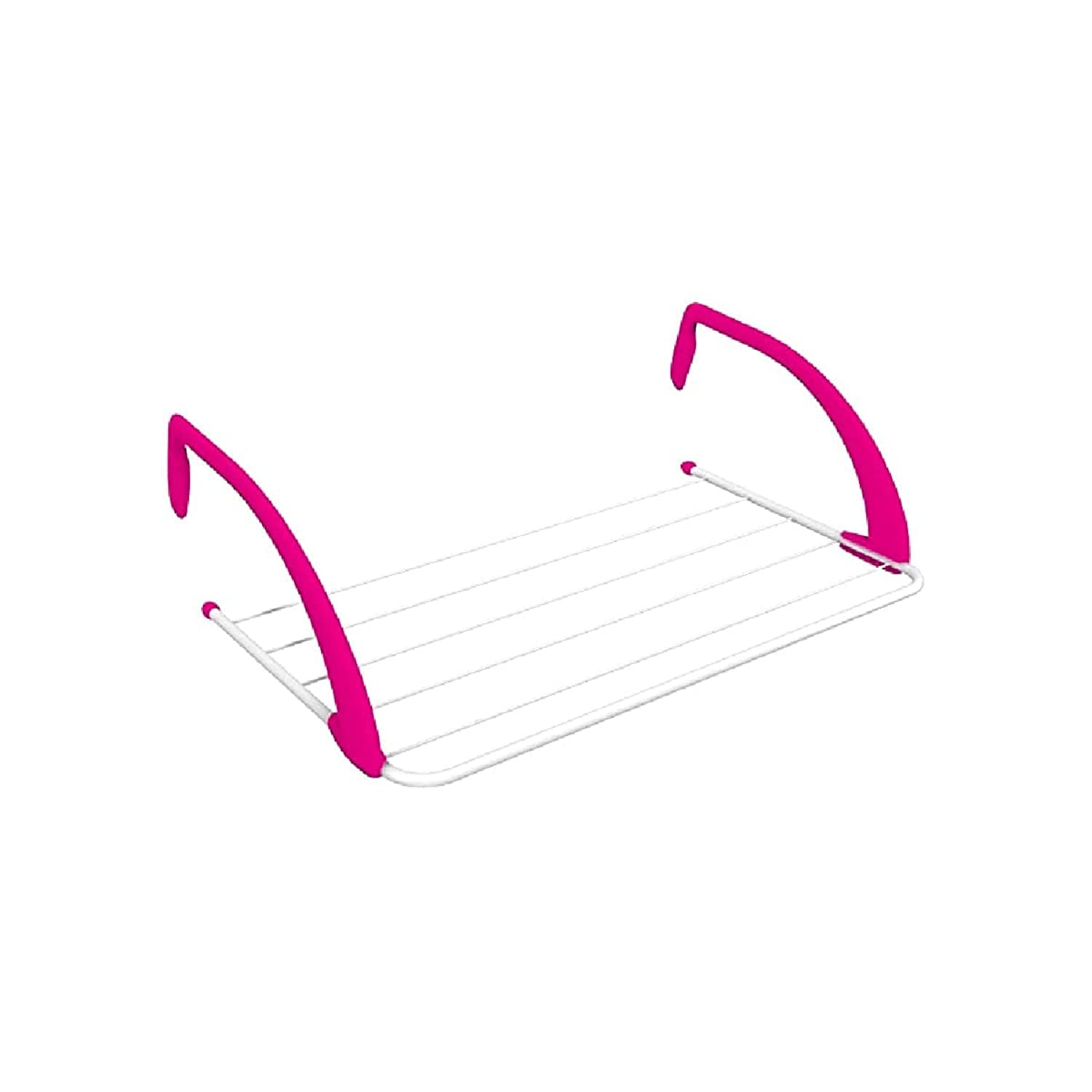 COOLBABY Multi Purpose Folding Drying Clothes Rack Balcony Window Towel Hanger, Assorted Colors, 36912-Na