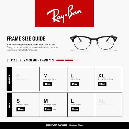 Image of Ray-Ban RX5154 Clubmaster Square Eyeglasses for Men for Women