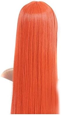 Vista 2 de Peluca de cosplay de belleza Eli "BLOOD-C" (el Mar de Sangre) Rurouni Kenshin Himura Kenshin (Sun Village Kenshin) peluca