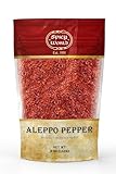 Aleppo Pepper 5 oz (141g) – Halaby Turkish Chili Pepper – Premium Crushed Pepper Flakes by Spicy World