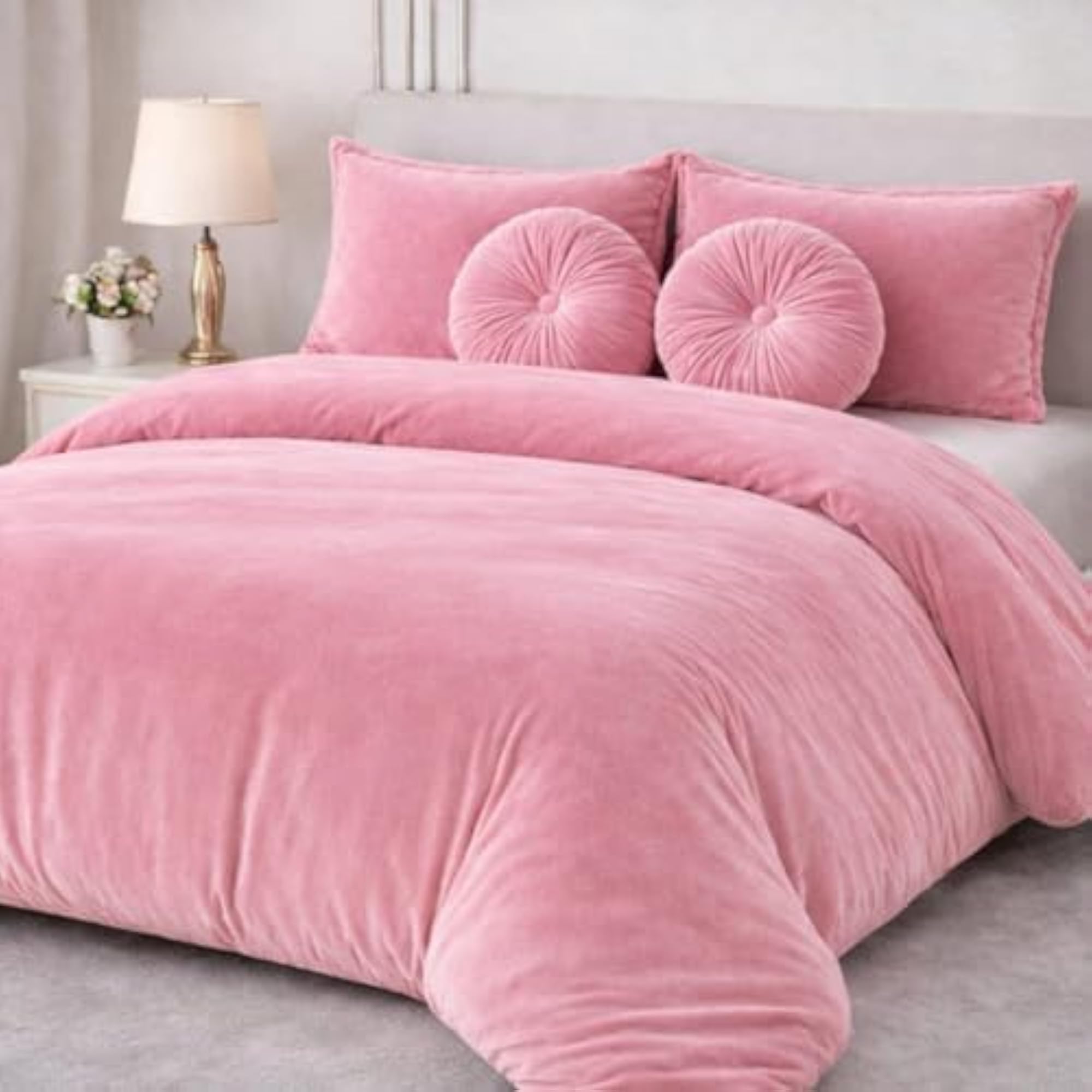 300 Thread Count Woollen King Size Bedding Set, 6-Piece
