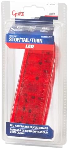 Grote G6002-5 Hi Count Oval LED Stop Tail Turn Light - Red (Retail Packaging) image 4