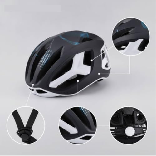 Image of Double-Shell Road Cycling Helmet Ventilated Adult Bike Helmet Sleek Removable for Cyclists, Commuters, Commuting, Brown Red, M