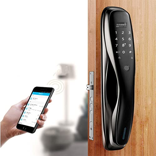 Fechadura de porta inteligente Nova chave de senha de impressão digital biométrica Cartão IC Control