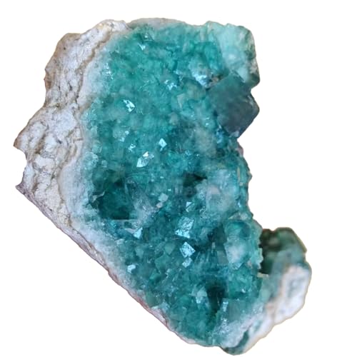 Cristal de fluorite verte pour decoration de salon zen et bureau wicca