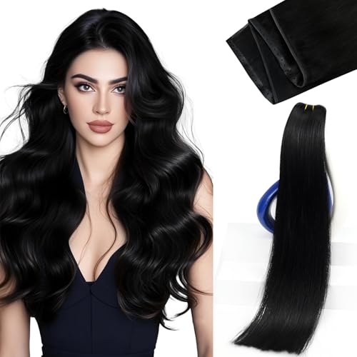 Sunny Hair Butterfly Hair Extensions Weft Jet Black 24 Inch