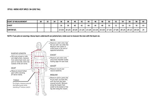 Milwaukee Leather SH1392Tall Men's Black Leather 10 Pocket V-Neck Side Lace Motorcycle Rider Vest w/Snap Closure3