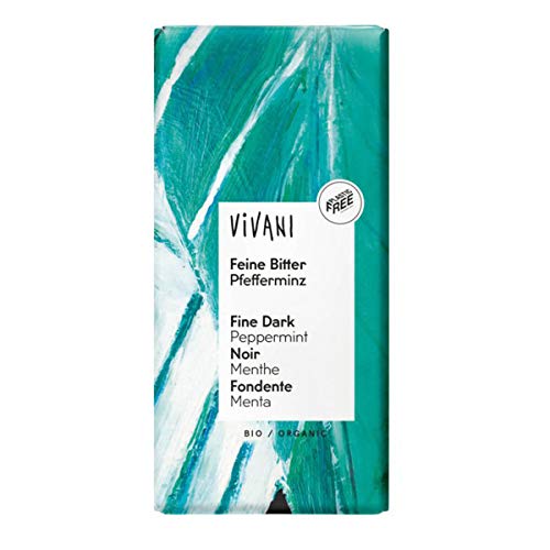 Vivani - Feine Bitter Pfefferminz Schokolade - 100 g - 10er Pack