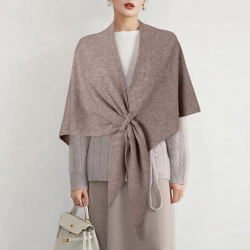 Shawl Wraps For Women Solid Color Wraps Casual Soft Comfortable Knitted Shawls And Wrap Top For Daily Wear2