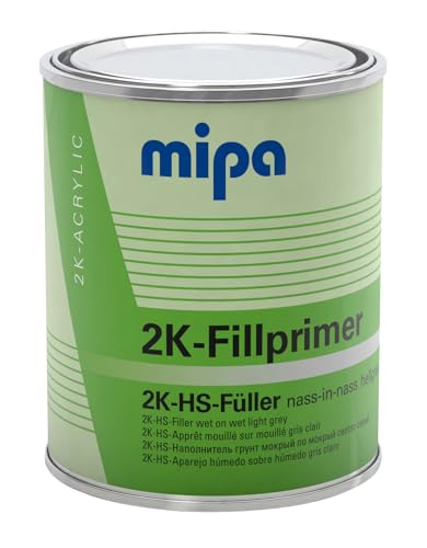 MIPA 2K-HS-Fillprimer hellgrau 1L Grundierung,Füller