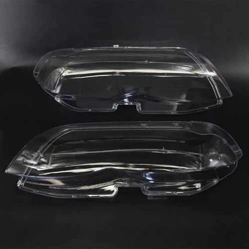 Lentille de phare avant pour BMW X5 E53 2004-2006 avec protection UV et haute transparence