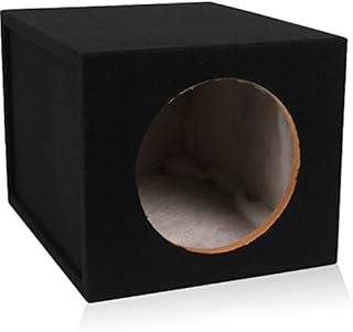 Belva MDFS1012 10-inch Car Subwoofer Box Sealed 3/4-inch MDF Prelined Polyfil