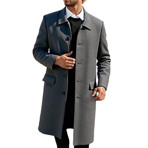 Veste Homme Hiver Chaud : Manteau Parka Coupe-Vent avec Capuche