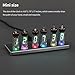 TPHRAVAL Nixie Tube Clock Digital with WiFi Auto-Sync, Voice Alarm, 15 Color Backlight, 9 Display Effects, Vintage Desk Clock for Home Office Decor