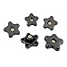 DCT 5 Star 5/16in-18 Internal Threaded Clamping Knob - T Knob Plastic Jig Knobs, 5-Pack