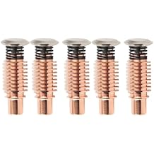 Plasma Cutter Electrode 5Pcs 220971 Plasma Torch Tips Copper High Temperature Consumables Kit