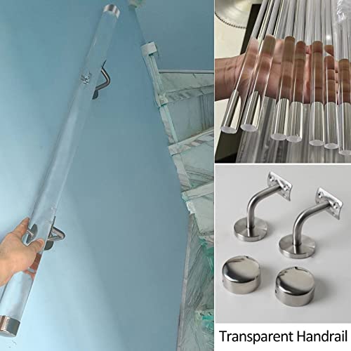Rambarde d'escalier transparente : fini la peur des chutes grâce aux fixations murales