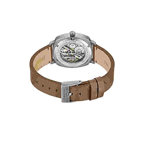 Image of Kenneth Cole Silver Dial Mechanical Hand Wound Watch for Men-KCWGE0020701MN