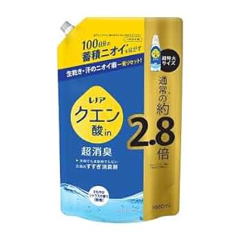 Amazon | 【P&G】レノア クエン酸in 超消臭 すすぎ消臭剤