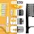 FEETE 12.5FT Telescoping Ladder, Aluminum Extension Ladder w/Triangle Stabilizers, 330lbs Capacity Retractable Ladder, Expandable Telescopic Ladder for Home, Outdoor (12.5FT,Yellow)