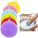 6 Piezas Cepillos para Lavar Platos, esponjas de Silicona para Cocina, fregador de Limpieza Multifuncional, cepillos para Fregar para Lavar Verduras, Frutas, Cuencos, ollas, sartenes