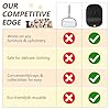 XXJXXJ Upgraded Pet Hair Removal Gloves for Cats & Dogs, Five-Finger Electrostatic Reusable Magic Brush for Effortless Pet Hair Remover Tool on Carpet, Clothing, Laundry, Couch, Car Seat (Black) #5