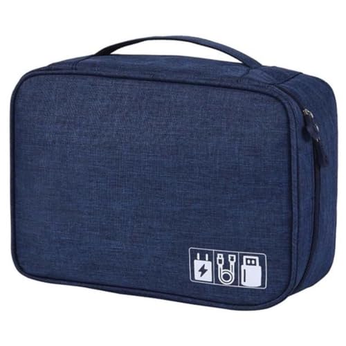 Estojo Organizador Necessárie Bolsa de Transporte Para Cabos, Fios, Acessórios Eletrônicos, Carregad