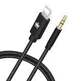 Aktualisiertes Auto Aux Kabel: Das Stereo Aux Kabel des Telefons ist mit einem aktualisierten Originalchip ausgestattet, mit dem Daten schnell gelesen und die Stabilität und Wiedergabetreue der Tonübertragung sichergestellt werden können. Unterstützt iOS 10.3 und 11.3 oder höher, der Phone Port Adapter passt perfekt für das Phone 11/ 11 pro / X / XS / XR / 8/8 Plus / 7/6 / iPad / iPod.