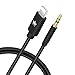 Produktbild Auto AUX Kabel für iPhone, Kingone 3,5 mm Aux Kabel Kompatibel mit iPhone 11/11 Pro/XS MAX/XR/X/ 7/8 / 8 Plus/ 7 Plus/iPad/iPod zum Autoradio/Laut/Kopfhör Adapter (Nylon geflochten 3,3ft)